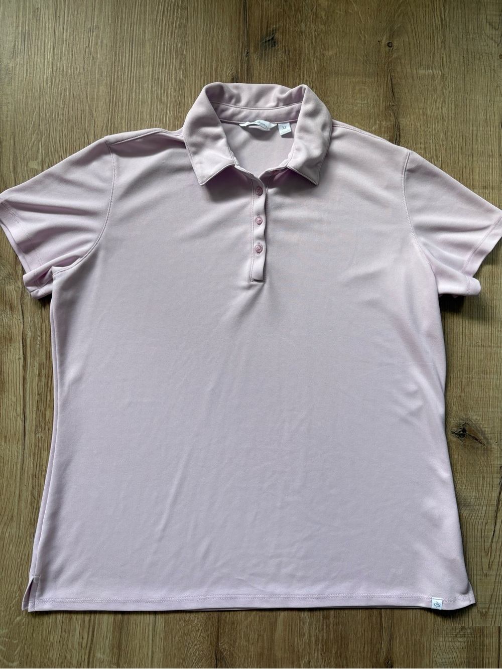 Lady Hagen Light Pink/purple Button-Down Polo